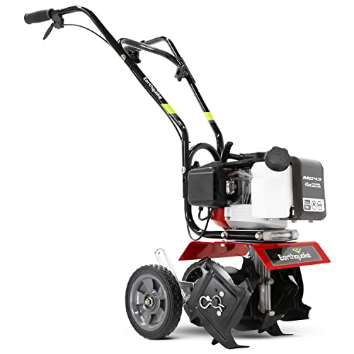 Earthquake MC43 Cultivator, 43cc 2-Cycle Viper Engine, 6-10” Adjustable Width, 8” Max Depth, Overhand Handlebars, Lightweight, U.S. Based Customer Service - style: MC43 43cc
