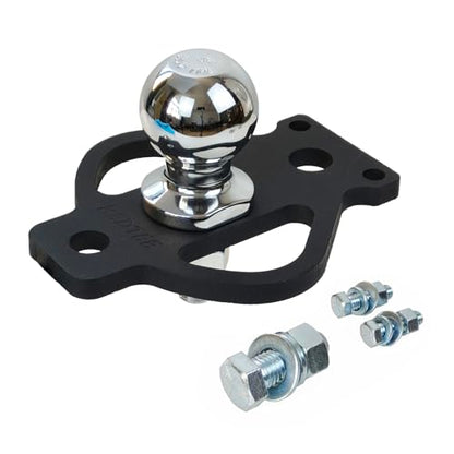 3-Way Bolt on ATV/UTV Trailer Hitch Adapter with 2-Inch Ball - style: Flat