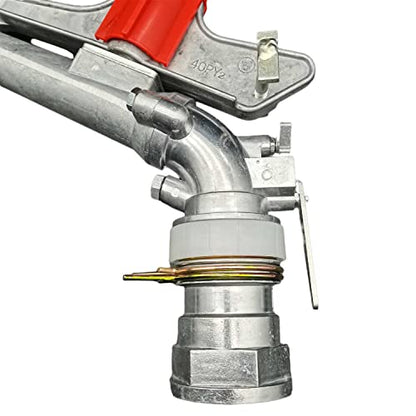 2‘’ Agriculture Farm Irrigation Sprinkler Lawn Sprinkler Irrigation Spray Gun Large-Area Watering Spray 360° Rotary Farm Lawn Garden Irrigation (2.0inch)