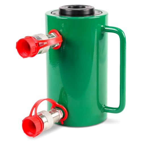 30 Ton Double-Acting Hollow Hydraulic Cylinder 100mm(4") Stroke - size: BRCH-30100