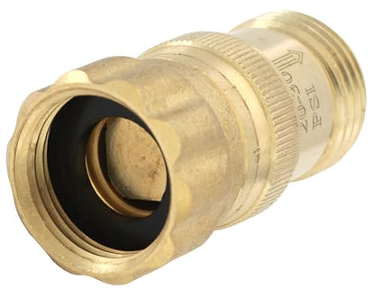 Lead-Free Brass 20-30 psi Water Pressure Reducer Regulator, 3/4 inch Hose Thread for Drip System, 140 psi Max Inlet Pressure