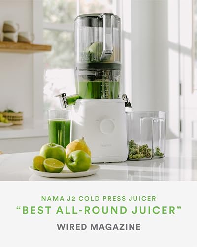 Nama J2 - Cold Press Juicer - Hands-Free - White - color: White