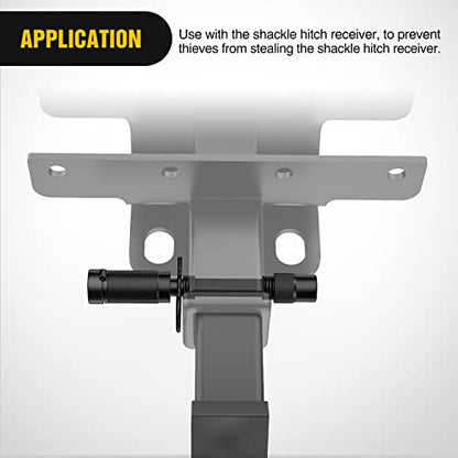 Nilight Trailer Hitch Lock Pin 5/8" Locking Receiver Hitch Pin Keyed - color: Hitch Lock Pin