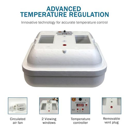 HovaBator 2370 Starter Egg Incubator Kit (No Additional Tray, Add HumidiKit) - size: No Additional Tray, style: Add HumidiKit