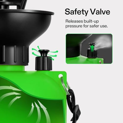 VIVOSUN 2-Gallon Pump Pressure Sprayer - color: Green, size: 2.1 Gallons