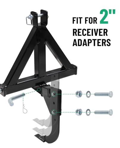 Upgraded Hitch Mounted Ripper, 16" Ripper Shank w/Adjustable Holes