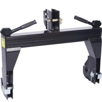 Tractor Quick Hitch - 3000 LBS Heavy Duty 3-Point Hitch with Powder Coated Steel Construction