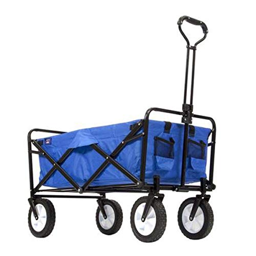 Mac Sports Collapsible Folding Outdoor Utility Wagon, Pink - color: Pink