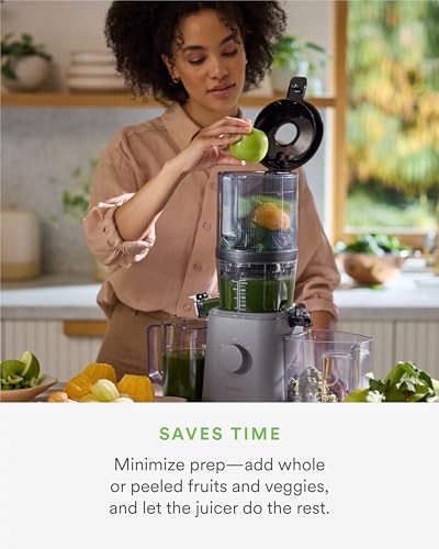 Nama J2 - Cold Press Juicer - Hands-Free - Gray - color: Gray
