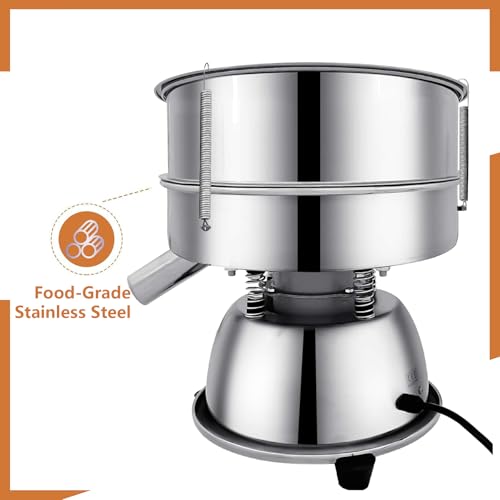 Sidasu Automatic Vibrating Sieve Shaker–40&60 Mesh Flour Sifter - size: Sifter Machine(40+60 mesh)