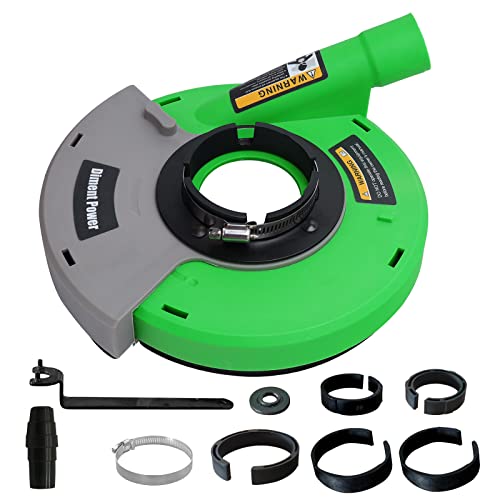 Universal Surface Grinding Dust Shroud for Angle Grinder 7-Inch. Collect Grinding Dust-Stone, Cement, Marble, Rock,Granite, Concrete - style: 7 in dust shroud