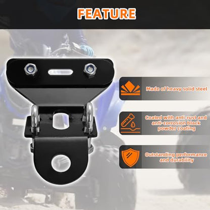 Trailer Hitch Tightener for Yamaha Grizzly ATV