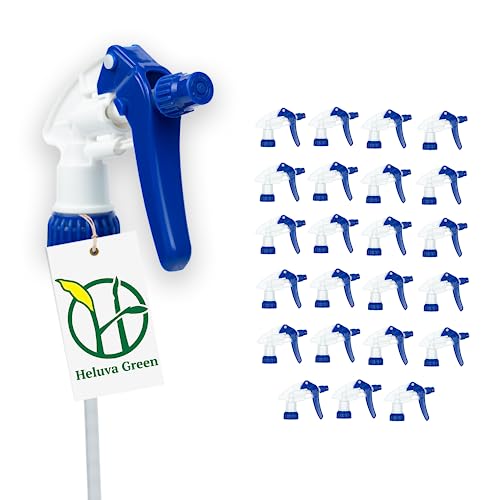 Heluva Green Spray Bottle Nozzle Replacement Tops, Blue 24 Pack - color: Blue, size: 24 Pack