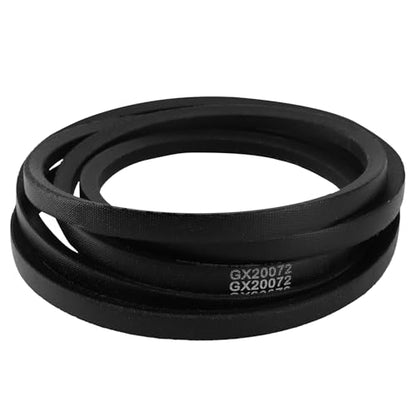 GX20072 Deck Belt Compatible with John Deere 42" - color: Black Regular Fit，42" lawn mowers