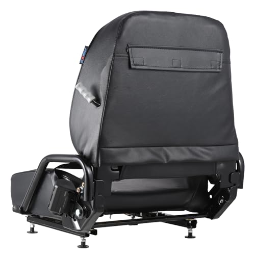 Universal Forklift Seat, Go-kart Seat, Curved Back, Retractable Safety Belt