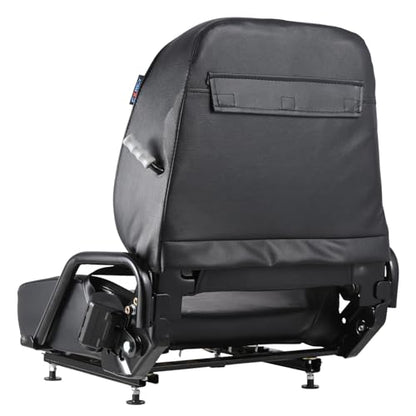 Universal Forklift Seat, Go-kart Seat, Curved Back, Retractable Safety Belt
