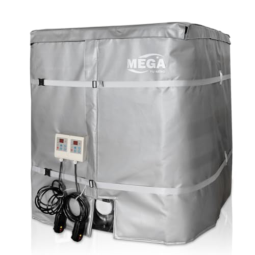Bucket Heater for 275 Gal Barrel,Industrial Grade/Weather Resistant Drum Heating Blanket,Drum Heater with Temperature Controller 0-212℉,Insulated Bucket Warmer FCC/ULListed - size: 275Gal