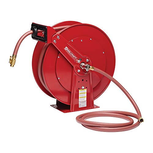 Reelcraft GCD85100 OLP - 5/8" x 100 ft. 250 psi, Garden Series Spring Retractable Hose