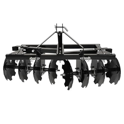 KUAFU Disc Harrow Compatible with CAT-0 Compact Garden Lawn Tractor