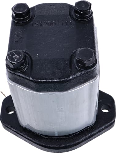 Solarhome Hydraulic Gear Pump CI58K-A02-122L Compatible with 5/8" Straight Keyed Inches SAE A-2 Bolts 3-15 GPM Outlet Port SAE 10 Inlet Port SAE 12 3600 PSI