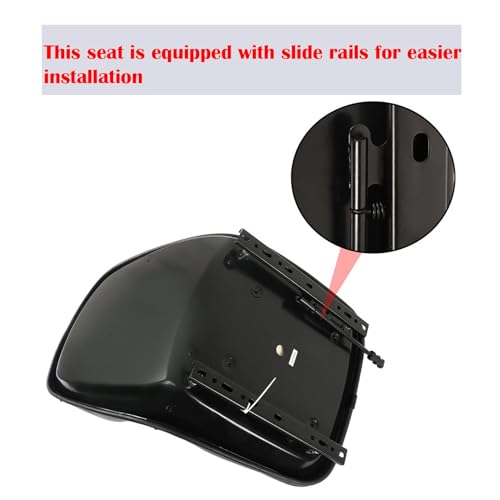 waltyotur Black Seat Replacement for Case Backhoe Loader 580C 580D 580E 580L 580M Skid Steer Loader
