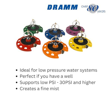 Dramm 15071 ColorStorm Spinning Sprinkler, Red - color: Red