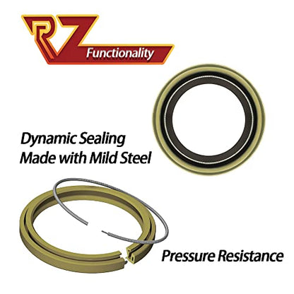 RV Murts 4 Double Lip Grease Seals ID 1.249" x OD 1.983" for 2000-2200 lbs Trailer Axle Dexter Replacement, Sealer as 12192TB 203029 for Spindles Hub Wheel, Electric Brake Assemblies for Boat Trailers - size: ID 1.249''x OD1.983''