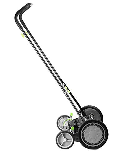 Earthwise 2001-20EW 20-Inch 5-Blade Push Reel Lawn Mower, Grey - size: 20", 5-blade