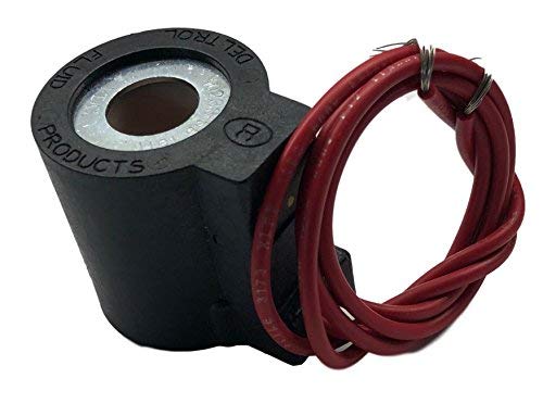 12V DC Solenoid Coil 16W Dual Wire Lead for Hydraulic Power Units Deltrol 10238-66