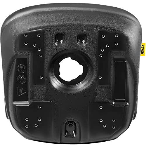 VEVOR Universal Lawn Tractor Seat Replacement, Compact High Back Mower Seat - style: 1Pc Black