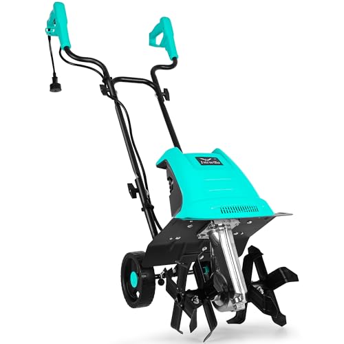 IncwBo 12'' 15-AMP Corded Electric Garden Roto Tiller Cultivator Powerful - size: 15 AMP-12 INCH