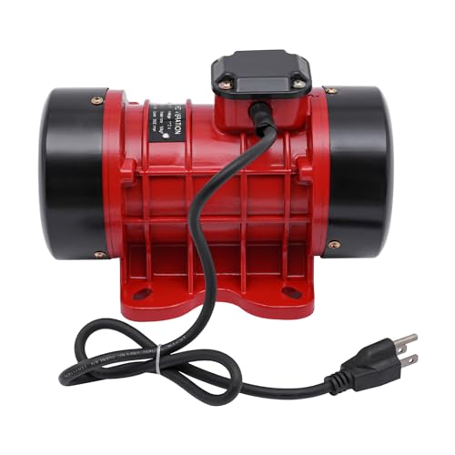 Concrete Vibrator Vibration Motor 250W Mini Vibrating Motor Single Phase Aluminum Alloy AC 110V 3500rpm Vibrating Vibrators for Shaker Table