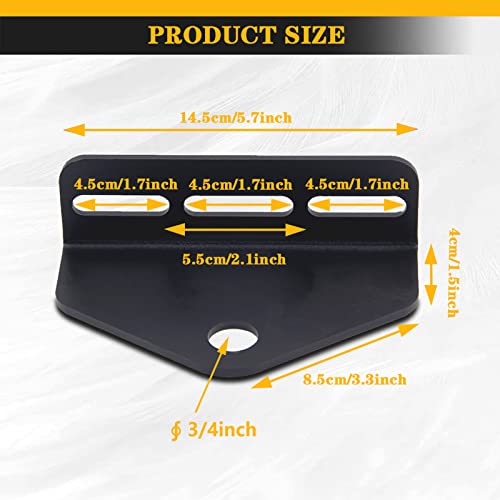 Universal ZTR Lawn Mower Trailer Tow Hitch Adapter, 3/4" Pin Hole