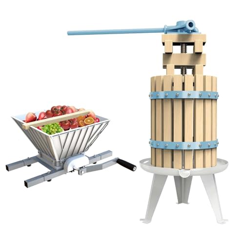 7.9Gallon/30L fruit press with 7L fruit crusher