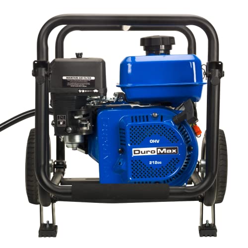 DuroMax XP652WX 212cc 158-Gpm 2-Inch Dual-Fuel Portable Semi-Trash Water Pump - style: 158-GPM 2-Inch Dual Fuel Pump