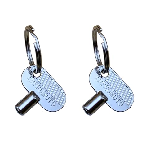 Sprinkler Controller Door Key Sprinkler Timer Lock Key for Orbit and Hydro-Rain, Metal (2pack)
