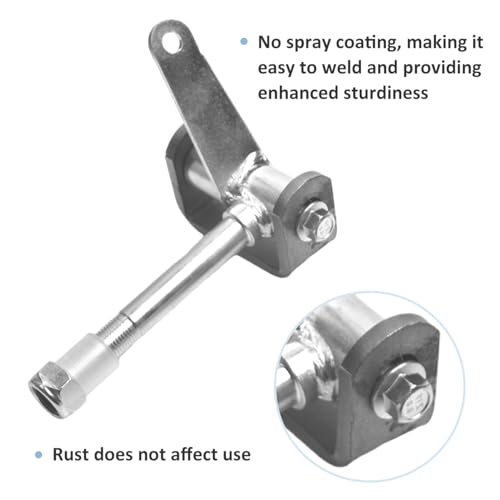 Steering Spindle Bracket Set 5/8" Axle Kingpin 4-1/2" Long - size: 4-1/2"