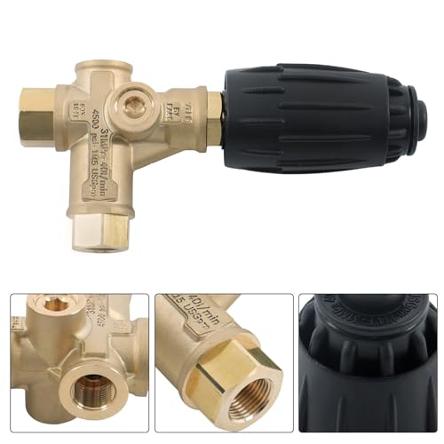 findmall 4500 PSI Pressure Washer Regulator VRT3-310 8GPM 3/8 Inch FNPT Trapped Pressure Unloader Valve