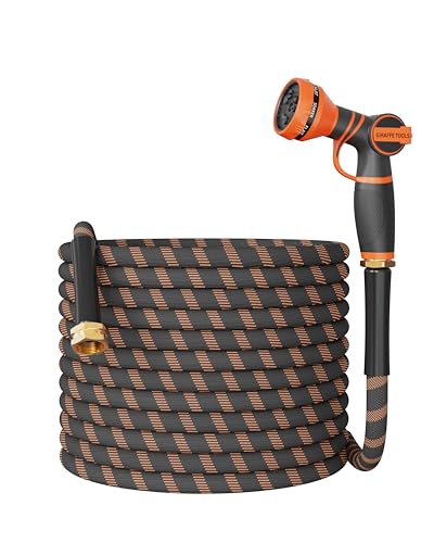 Giraffe Tools Non-Expandable 75ft Garden Hose 1/2“ Flexible Braided Hose - size: 75FT
