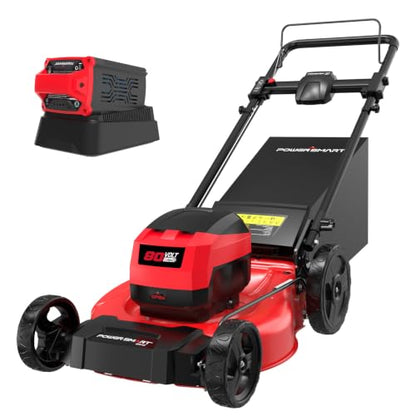 PowerSmart 80V 21-Inch Brushless Cordless Push Lawn Mower Steel Deck