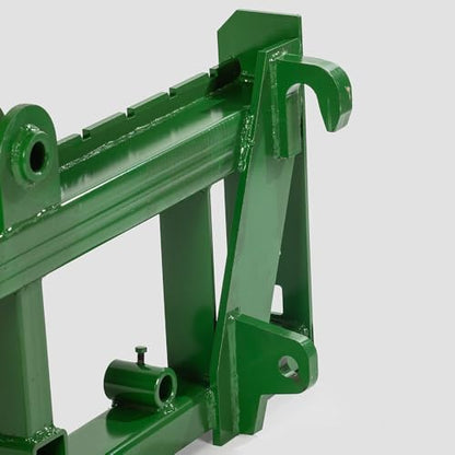 Titan Attachments Economy Series Global Euro Pallet Fork Frame Fits John Deere Tractors, Rated 4,000 LB, Receiver Hitch for Lightweight Towing (Pallet Fork Length: Frame + 42" Blades) - size: Pallet Fork Length: Frame + 42" Blades