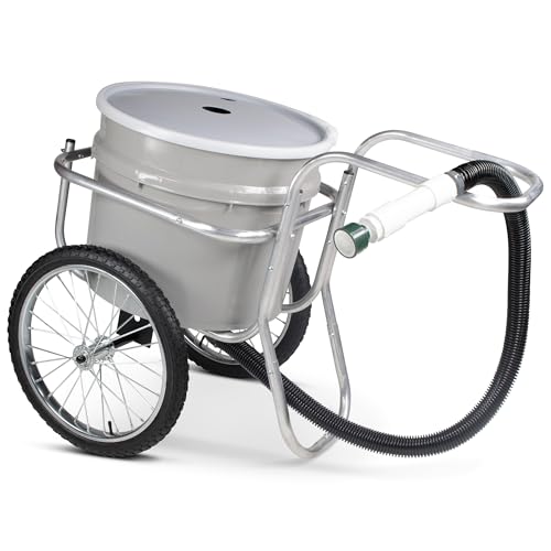 Water Cart - 20 Gallon Portable Watering System with Large 20" Wheels