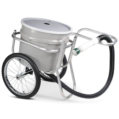 Water Cart - 20 Gallon Portable Watering System with Large 20" Wheels