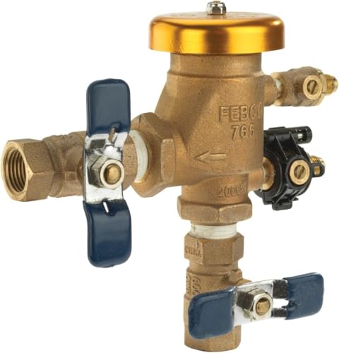 Febco 765 Bronze Pressure Vacuum Breaker Backflow Preventer 1/2" Inlet - size: 1/2 Inch, style: With Freeze Sensor