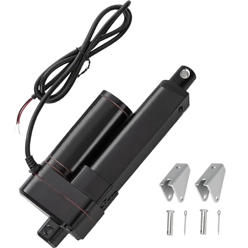 JQDML 2 Inch Stroke Linear Actuator 12V 440 lbs Heavy Duty IP65 Waterproof - size: 2"
