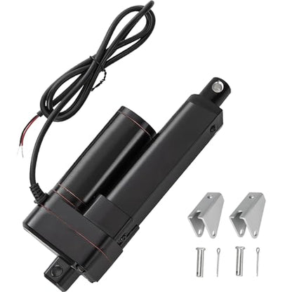 JQDML 2 Inch Stroke Linear Actuator 12V 440 lbs Heavy Duty IP65 Waterproof - size: 2"