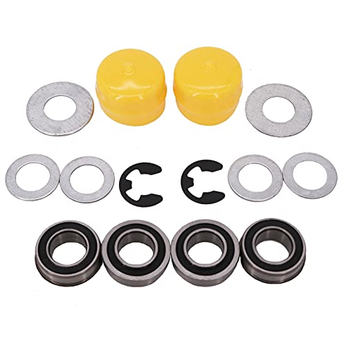 DVPARTS Front Wheel Bearing Bushing to Bearing Conversion Kit for JD LA140 LA145 LA150 LA155 LA165 LA175 LA100 L105 LA115 LA125 LA130 LA135 L100 L105 L108 L110 L120 L130
