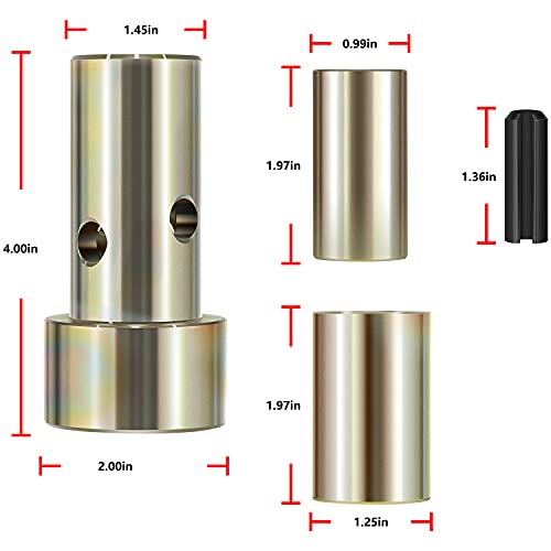 Yoursme TK95029 Cat 1 Quick Hitch Adapter Bushing Kit Fits Category I 3-Point Hitch Tractors