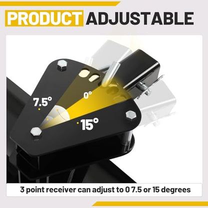 Scrape Blade Implement 3-Point 48" 2 Inch Receiver for ATV UTV