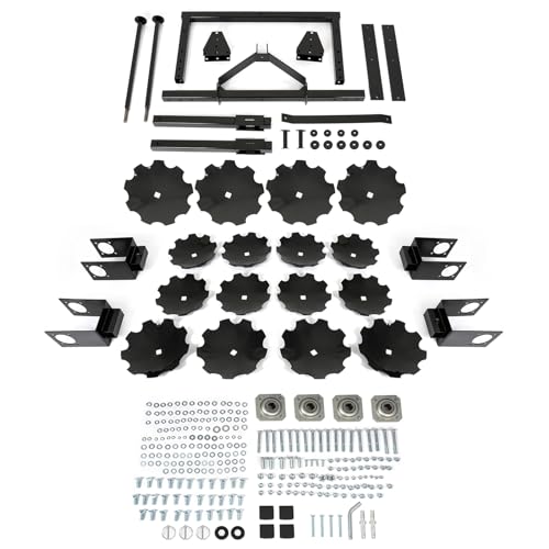 KUAFU Disc Harrow Compatible with CAT-0 Compact Garden Lawn Tractor